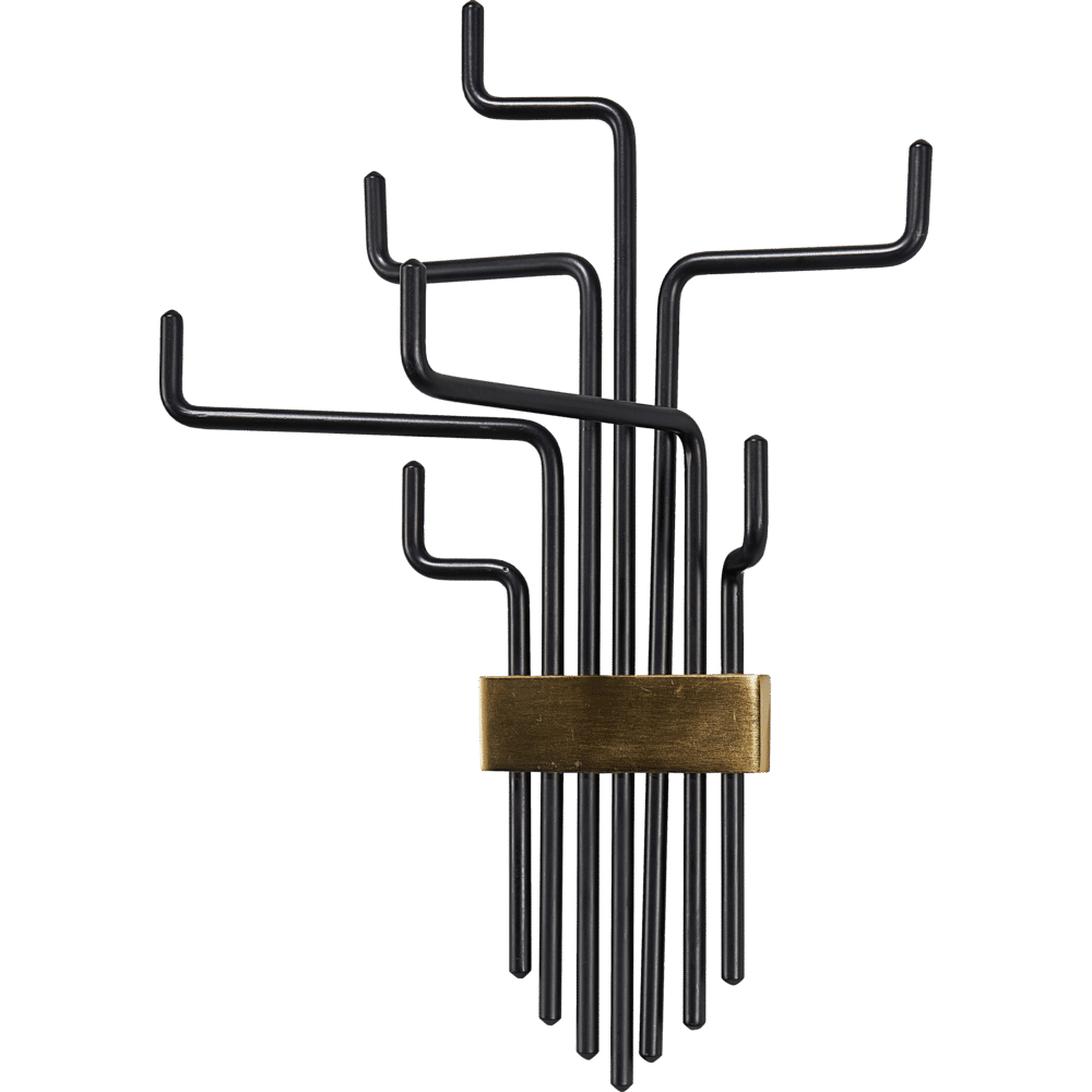 HDPipes Haken - schwarz - Garderoben - ALVAHOME