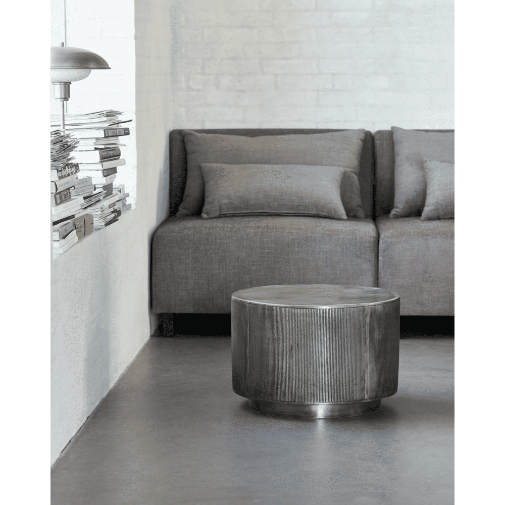 HDRota Couchtisch - gebürstetes silber - Couchtische - ALVAHOME