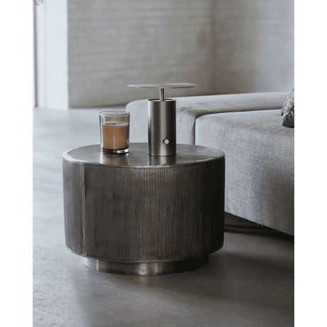HDRota Couchtisch - gebürstetes silber - Couchtische - ALVAHOME