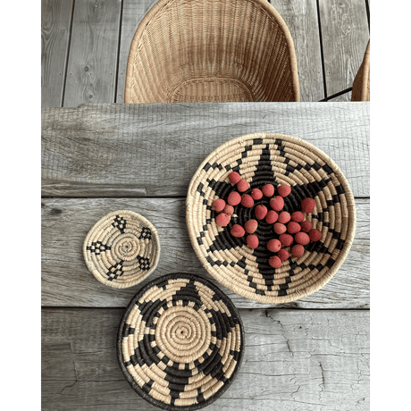 HDSila Deko - Tablett - natur/schwarz - Tabletts - ALVAHOME