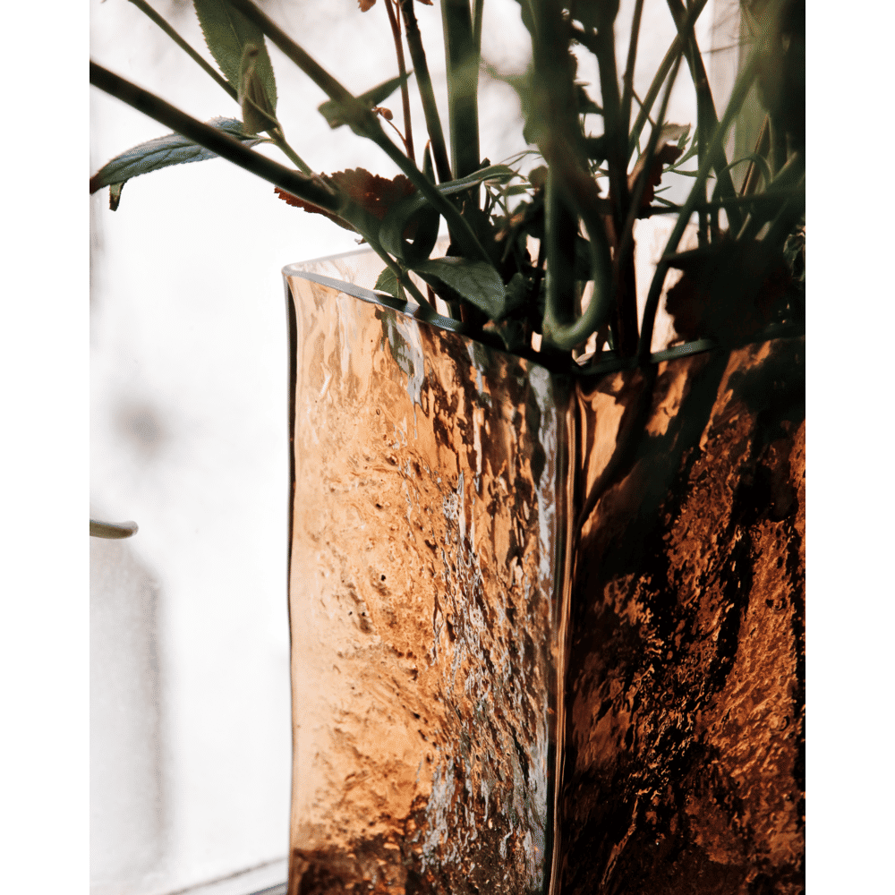 HDSquare Vase - amber - Vasen - ALVAHOME