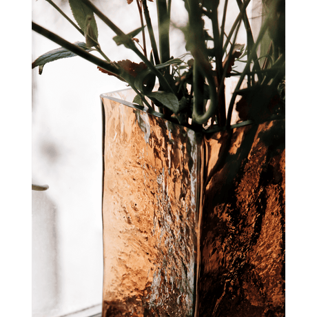 HDSquare Vase - amber - Vasen - ALVAHOME