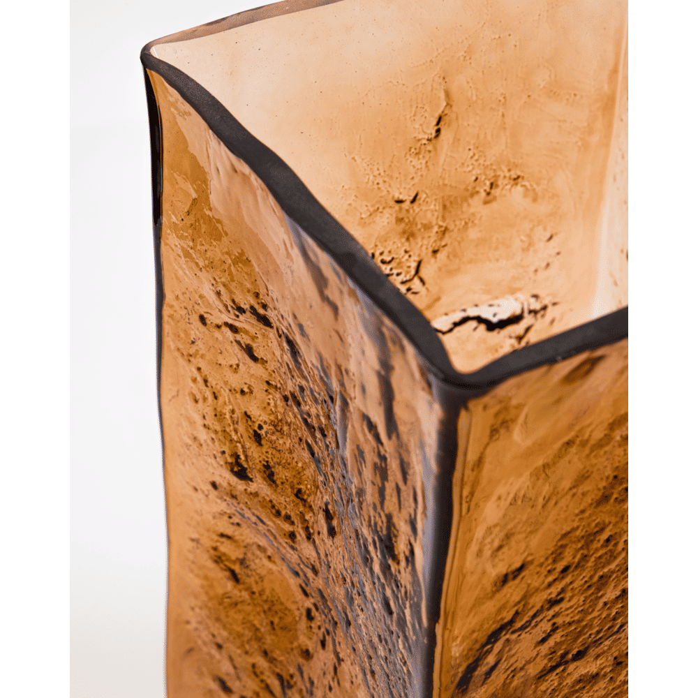 HDSquare Vase - amber - Vasen - ALVAHOME