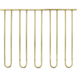 HDStilio Glass rack - antikgoldenes finish - Regale - ALVAHOME
