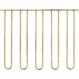 HDStilio Glass rack - antikgoldenes finish - Regale - ALVAHOME