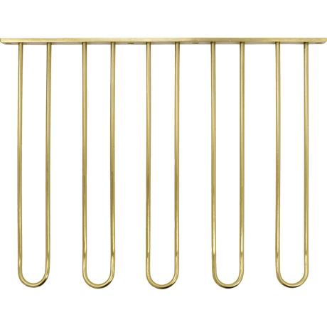 HDStilio Glass rack - antikgoldenes finish - Regale - ALVAHOME