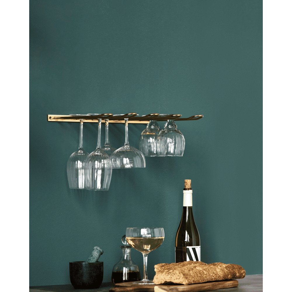 HDStilio Glass rack - antikgoldenes finish - Regale - ALVAHOME