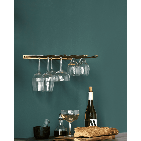 HDStilio Glass rack - antikgoldenes finish - Regale - ALVAHOME