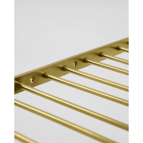 HDStilio Glass rack - antikgoldenes finish - Regale - ALVAHOME