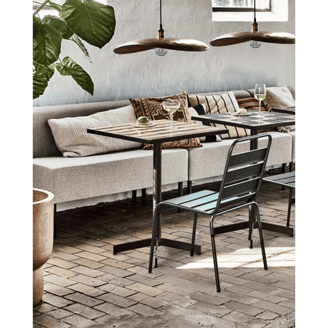 HDStripe Café - Tisch - altrosa/beige - Esstische - ALVAHOME