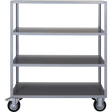 HDTrolley Regal mit 4 Rollen - grau - Regale - ALVAHOME