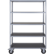 HDTrolley Regal mit 4 Rollen - grau - Regale - ALVAHOME