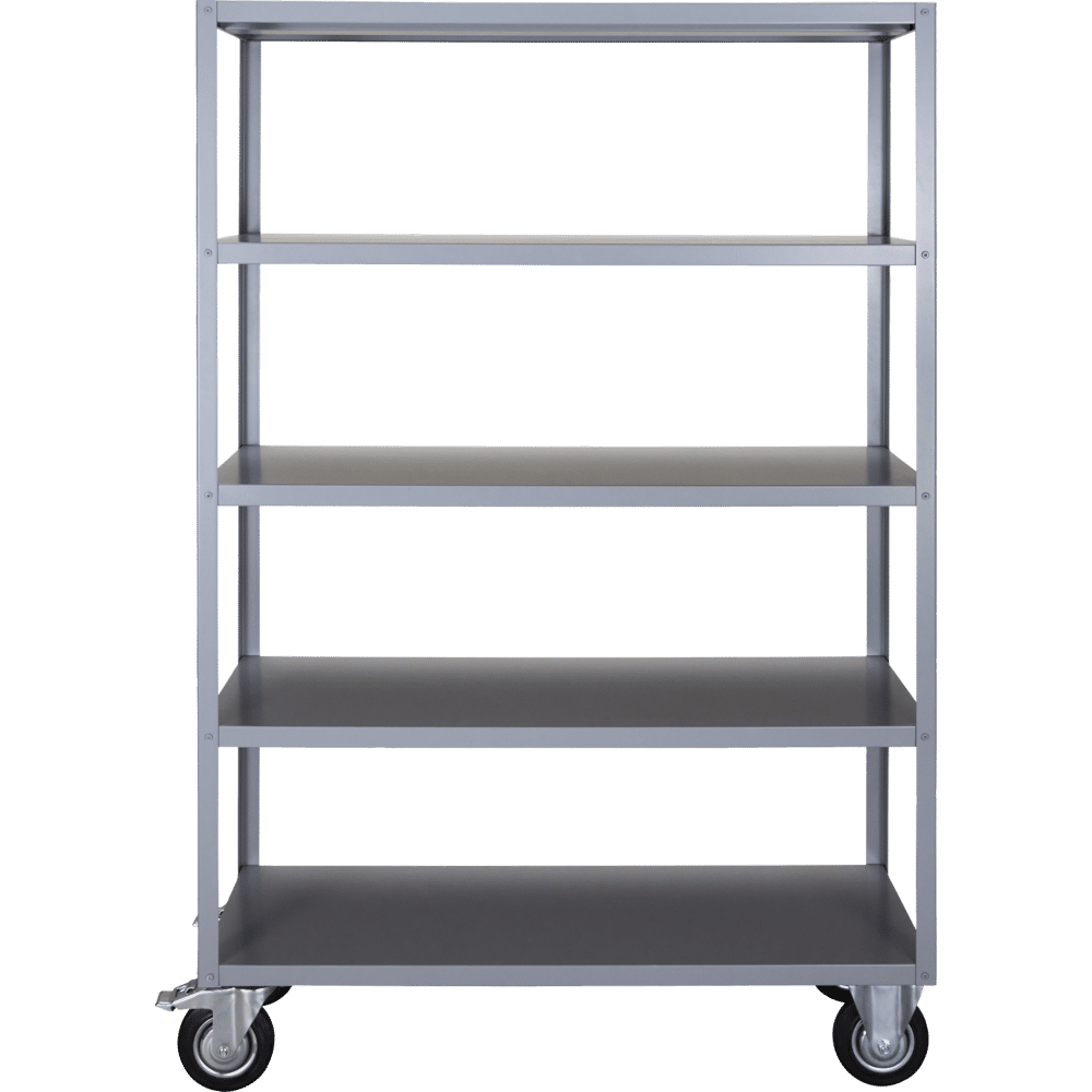 HDTrolley Regal mit 4 Rollen - grau - Regale - ALVAHOME