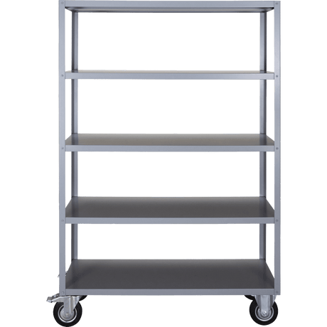 HDTrolley Regal mit 4 Rollen - grau - Regale - ALVAHOME