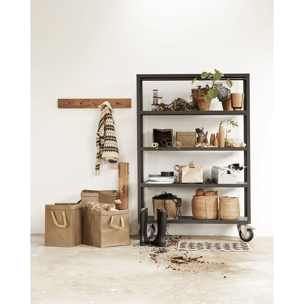 HDTrolley Regal mit 4 Rollen - mattschwarz - Regale - ALVAHOME