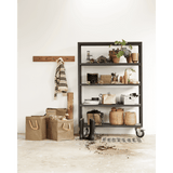 HDTrolley Regal mit 4 Rollen - mattschwarz - Regale - ALVAHOME