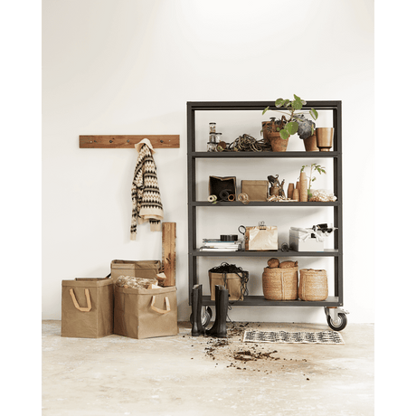 HDTrolley Regal mit 4 Rollen - mattschwarz - Regale - ALVAHOME