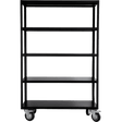 HDTrolley Regal mit 4 Rollen - mattschwarz - Regale - ALVAHOME