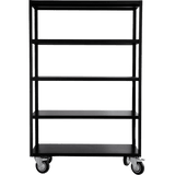 HDTrolley Regal mit 4 Rollen - mattschwarz - Regale - ALVAHOME