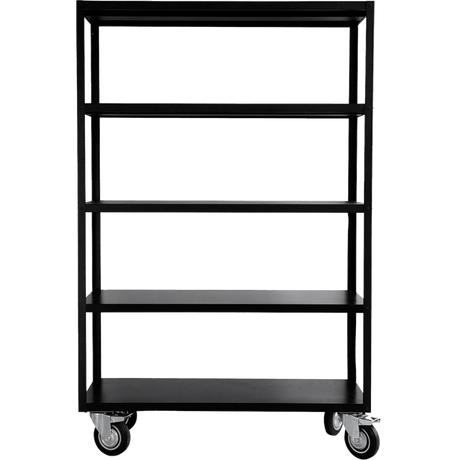 HDTrolley Regal mit 4 Rollen - mattschwarz - Regale - ALVAHOME
