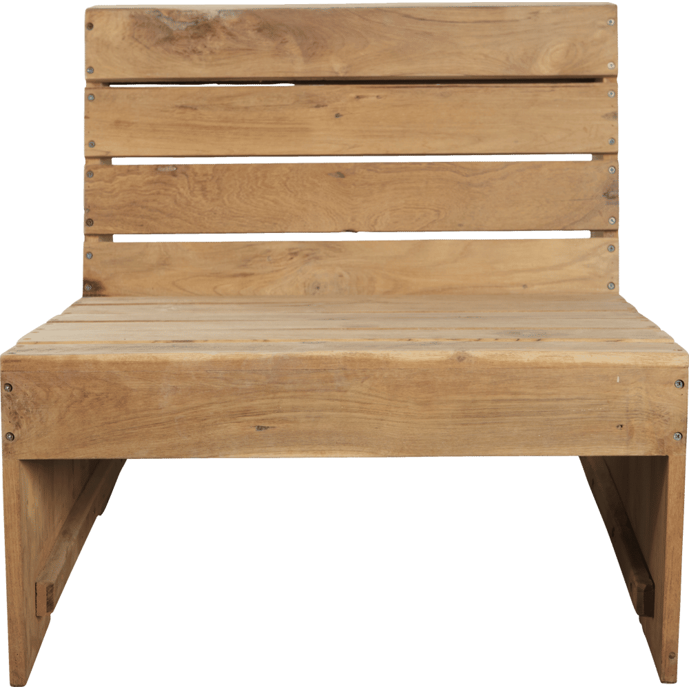 HDWoodie Lounge - Sessel - natur - Outdoor Lounge - Sessel - ALVAHOME