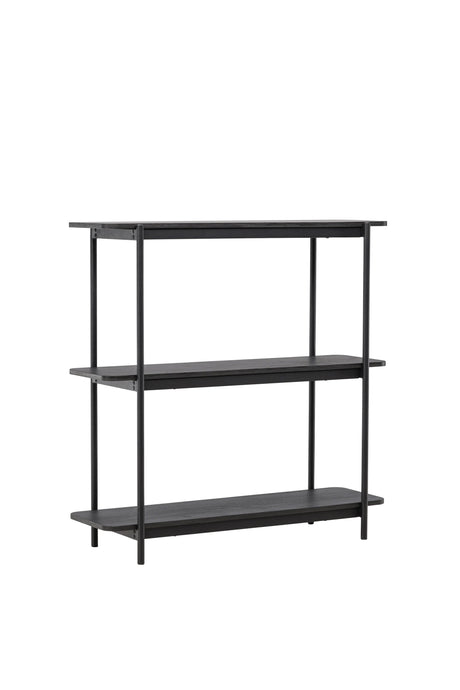 Heim Regal - schwarz/MDF - Regale - ALVAHOME