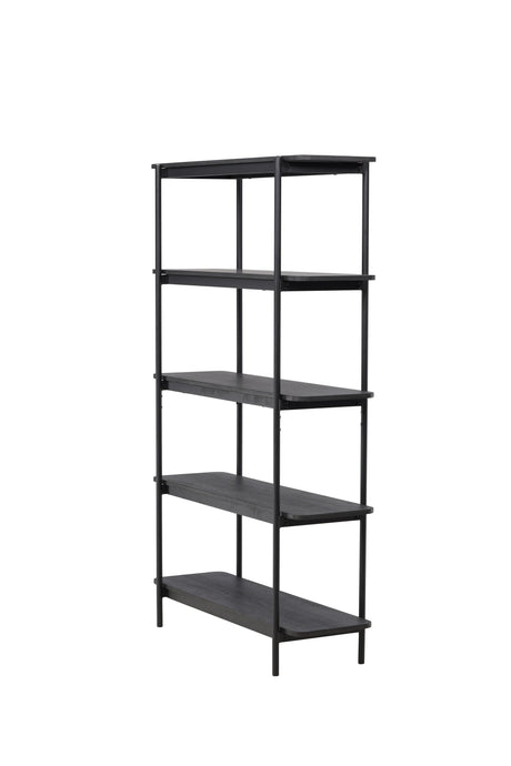 Heim Regal - schwarz/MDF - Regale - ALVAHOME