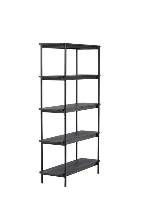 Heim Regal - schwarz/MDF - Regale - ALVAHOME