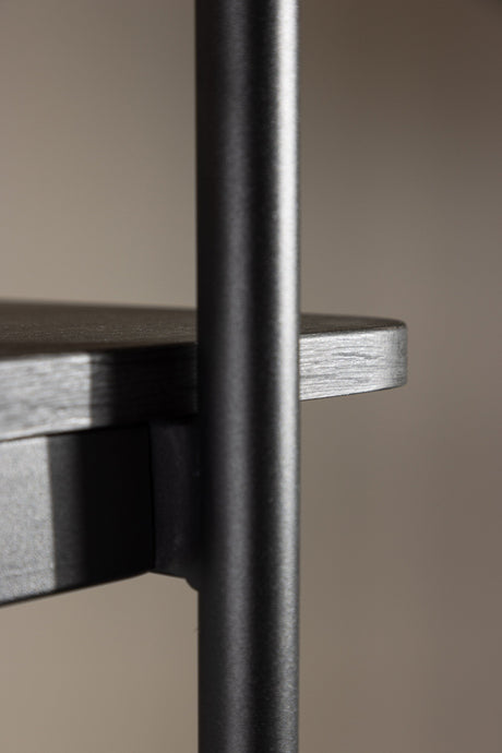 Heim Regal - schwarz/MDF - Regale - ALVAHOME