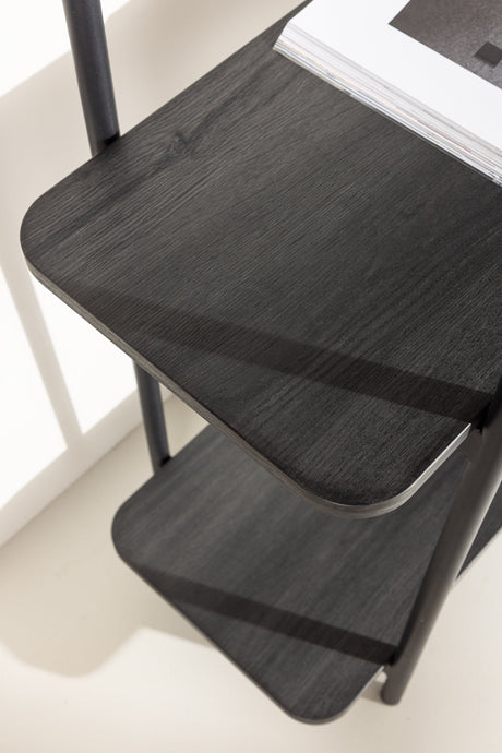 Heim Regal - schwarz/MDF - Regale - ALVAHOME