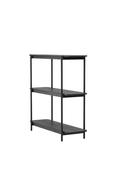 Heim Regal - schwarz/MDF - Regale - ALVAHOME