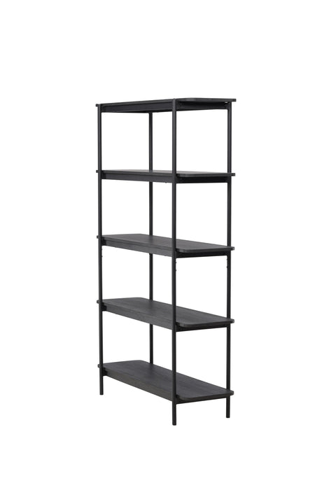 Heim Regal - schwarz/MDF - Regale - ALVAHOME