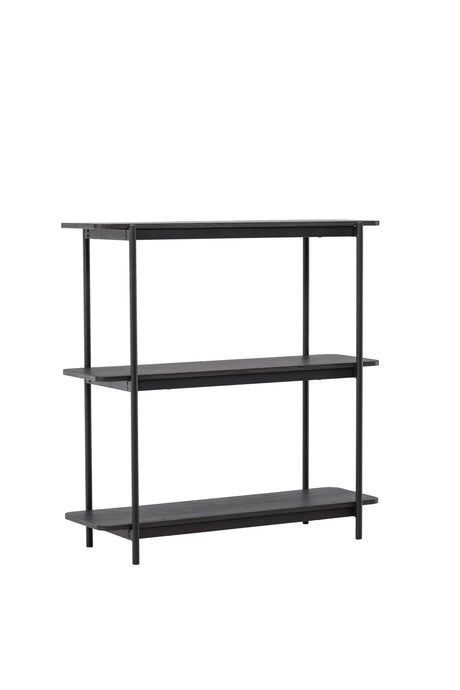 Heim Regal - schwarz/MDF - Regale - ALVAHOME