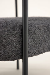 Hökåsen x Josefin Lustig Sessel - dunkelgrau/Bouclé - Sessel - ALVAHOME
