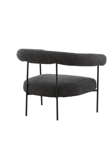 Hökåsen x Josefin Lustig Sessel - dunkelgrau/Bouclé - Sessel - ALVAHOME