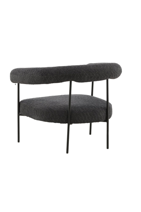Hökåsen x Josefin Lustig Sessel - dunkelgrau/Bouclé - Sessel - ALVAHOME