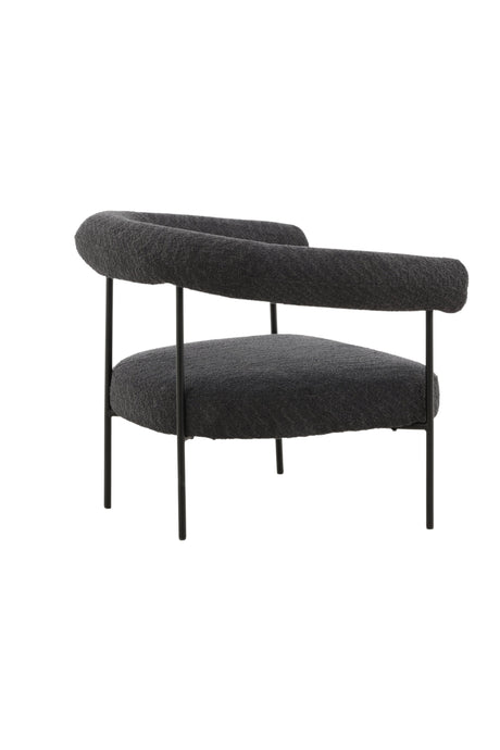 Hökåsen x Josefin Lustig Sessel - dunkelgrau/Bouclé - Sessel - ALVAHOME