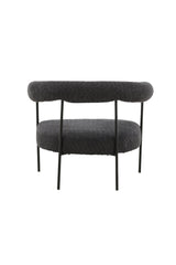 Hökåsen x Josefin Lustig Sessel - dunkelgrau/Bouclé - Sessel - ALVAHOME