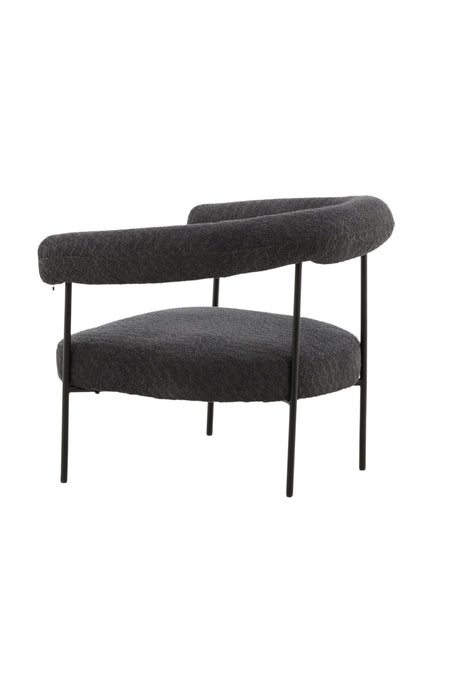 Hökåsen x Josefin Lustig Sessel - dunkelgrau/Bouclé - Sessel - ALVAHOME