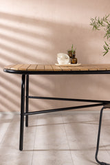 Holmbeck Outdoor - Esstisch rechteckig - natur/Akazie - Outdoor - Esstische (rechteckig) - ALVAHOME