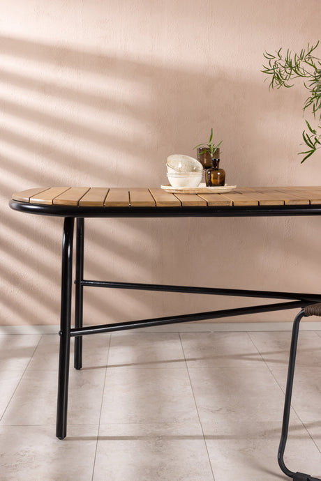 Holmbeck Outdoor - Esstisch rechteckig - natur/Akazie - Outdoor - Esstische (rechteckig) - ALVAHOME