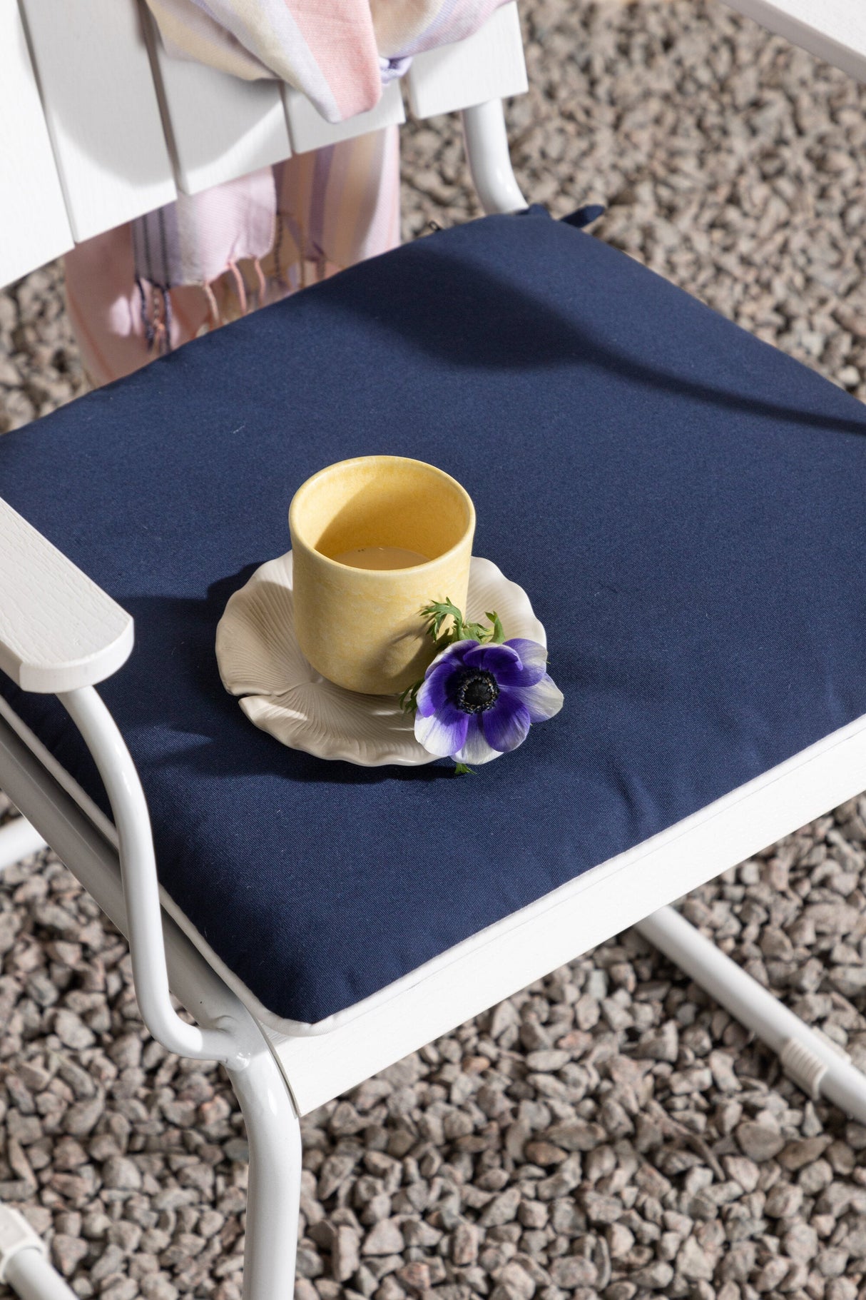 Holmsund Outdoor - Sitzpolster - blau/Polyester - Outdoor - Sitzpölster - ALVAHOME