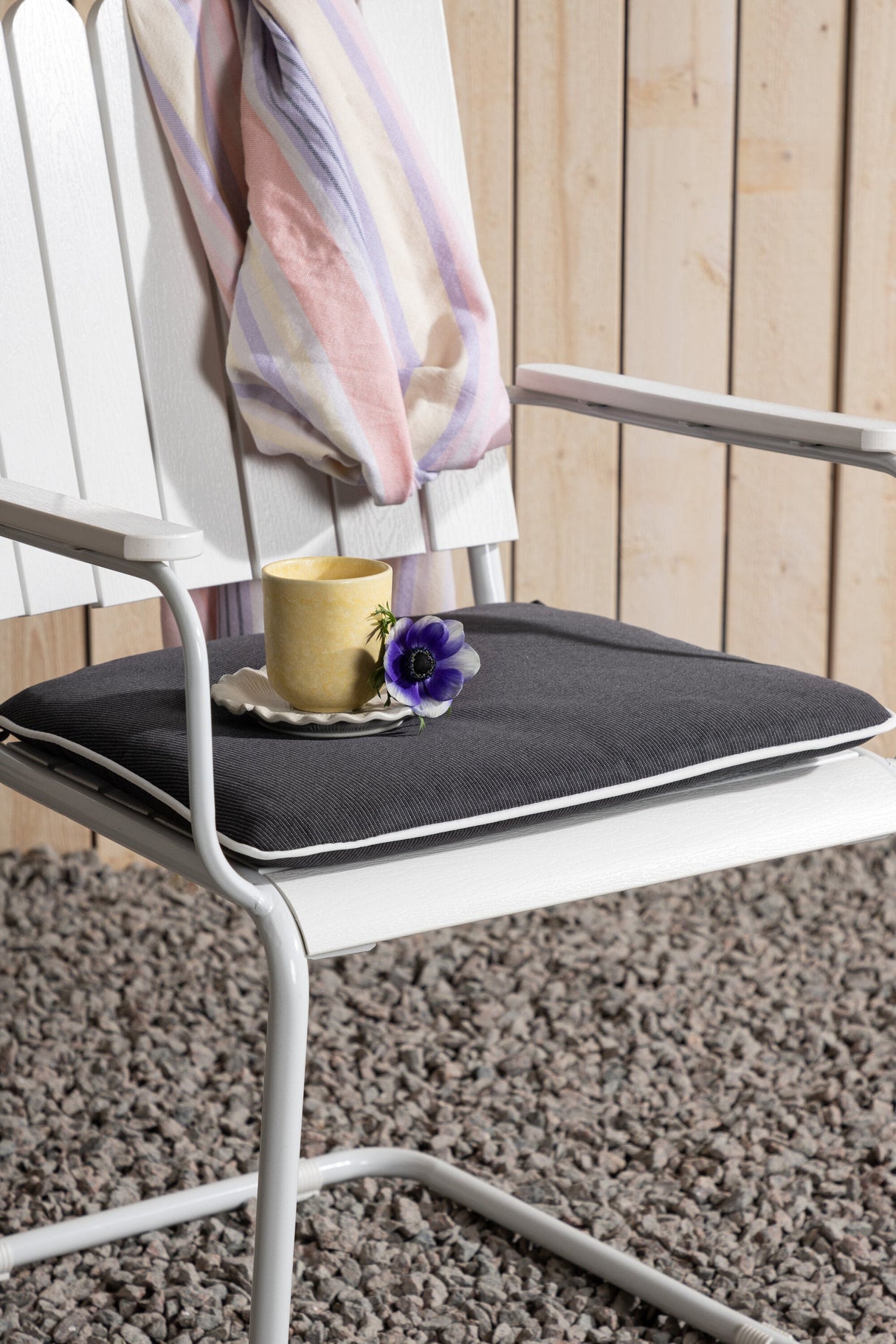 Holmsund Outdoor - Sitzpolster - dunkelgrau/Polyester - Outdoor - Sitzpölster - ALVAHOME