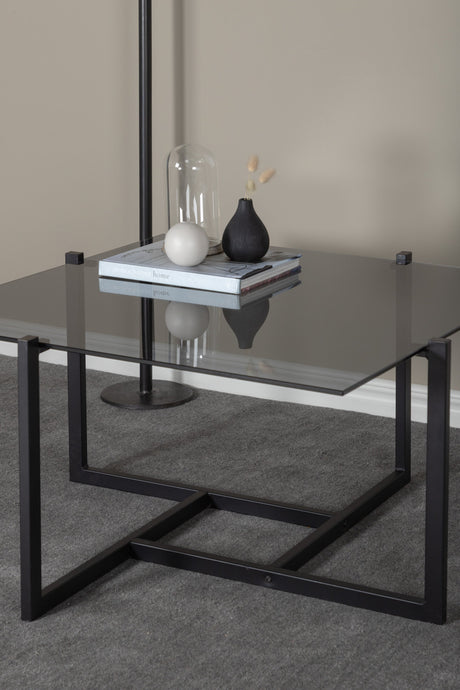 Hybrid Couchtisch - grau/Glas - Couchtische - ALVAHOME