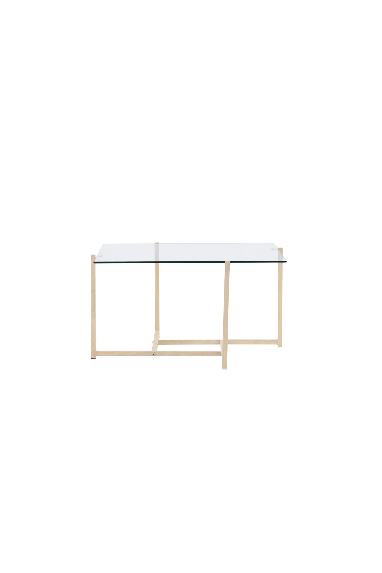 Hybrid Couchtisch - klar/MDF - Couchtische - ALVAHOME