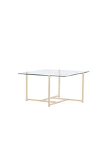 Hybrid Couchtisch - klar/MDF - Couchtische - ALVAHOME