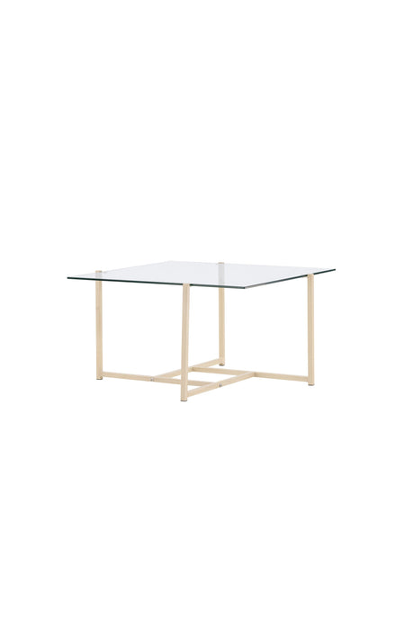 Hybrid Couchtisch - klar/MDF - Couchtische - ALVAHOME