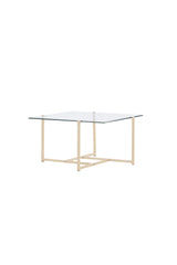 Hybrid Couchtisch - klar/MDF - Couchtische - ALVAHOME