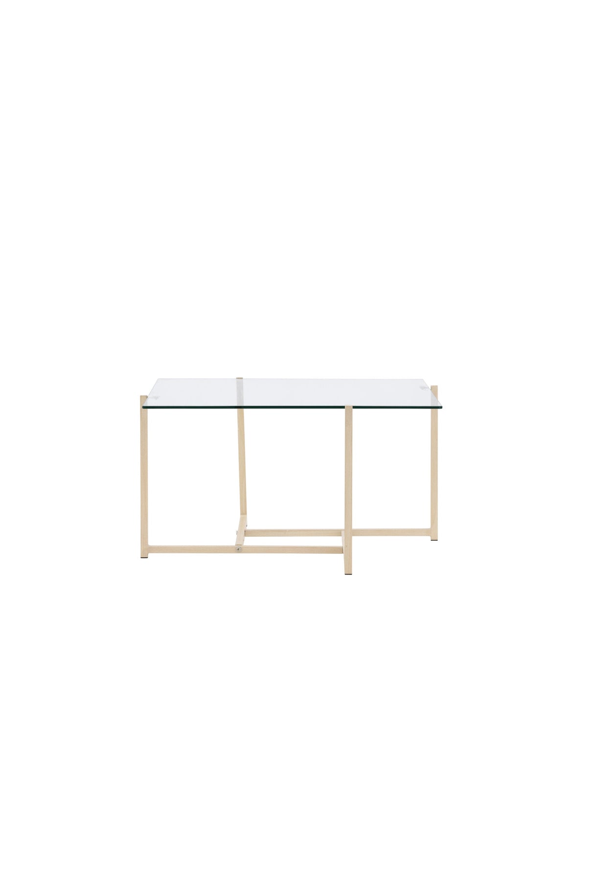 Hybrid Couchtisch - klar/MDF - Couchtische - ALVAHOME