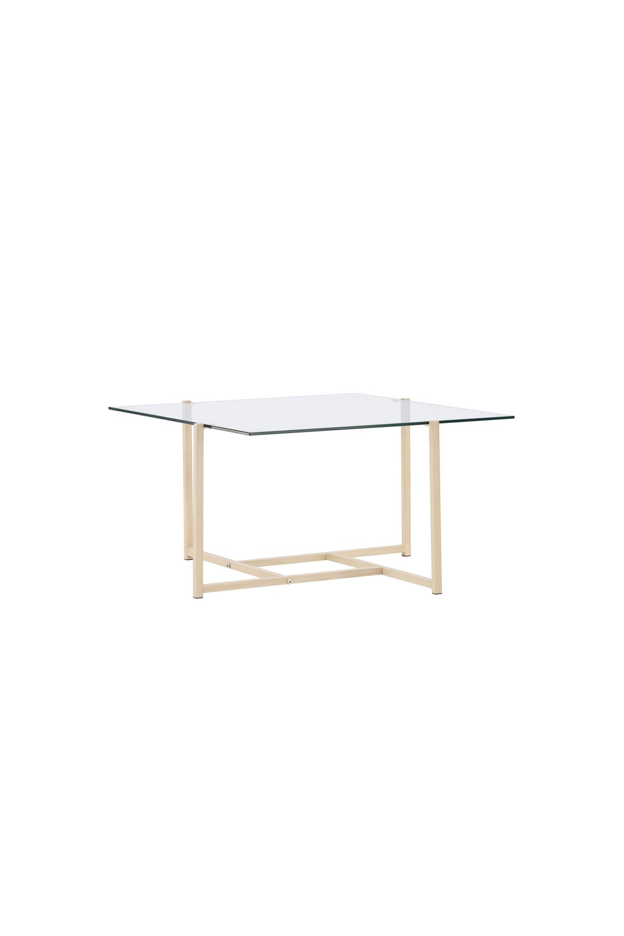 Hybrid Couchtisch - klar/MDF - Couchtische - ALVAHOME